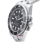 Rolex-Submariner-Black-SS-side